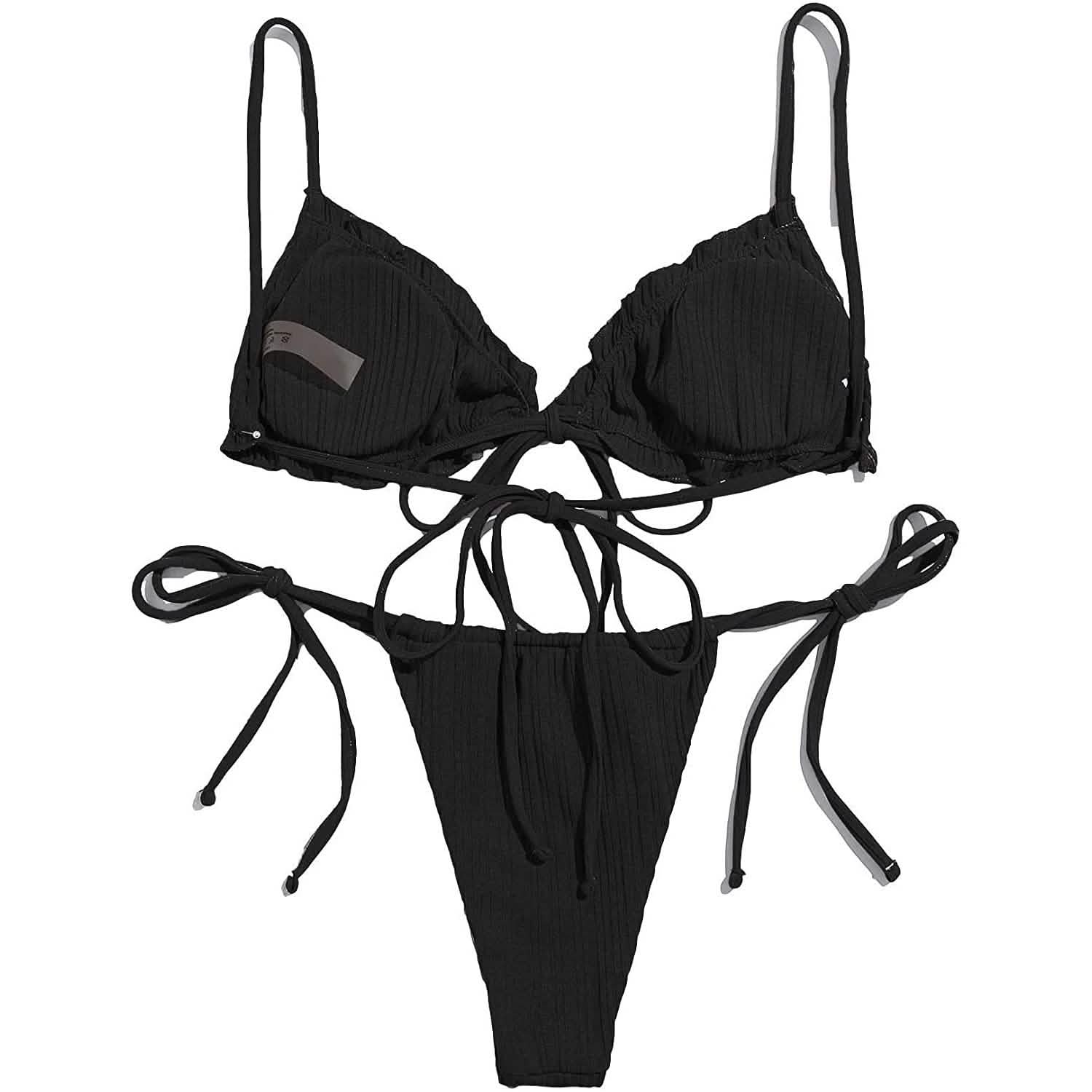 2-Piece Set: Thong Brazilian Bikini Swimsuit